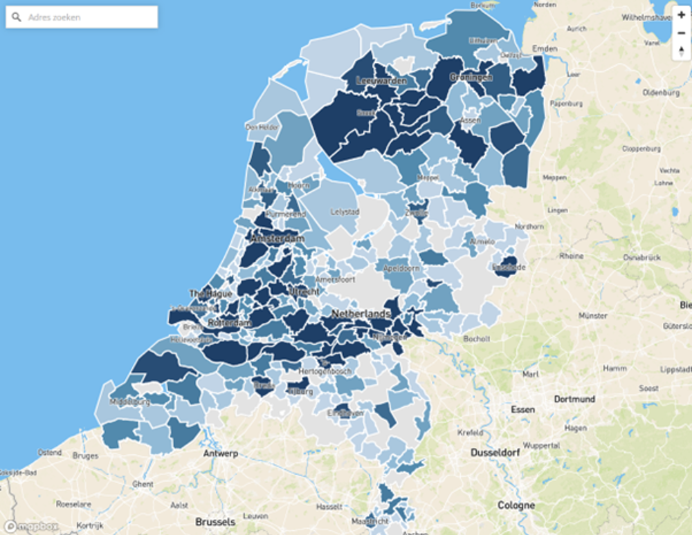 De funderingskaart van Nederland laat zien dat schade toeneemt in bekende risicogebieden (veen, houten palen), maar nu ook op zandgronden en in rivierengebieden.