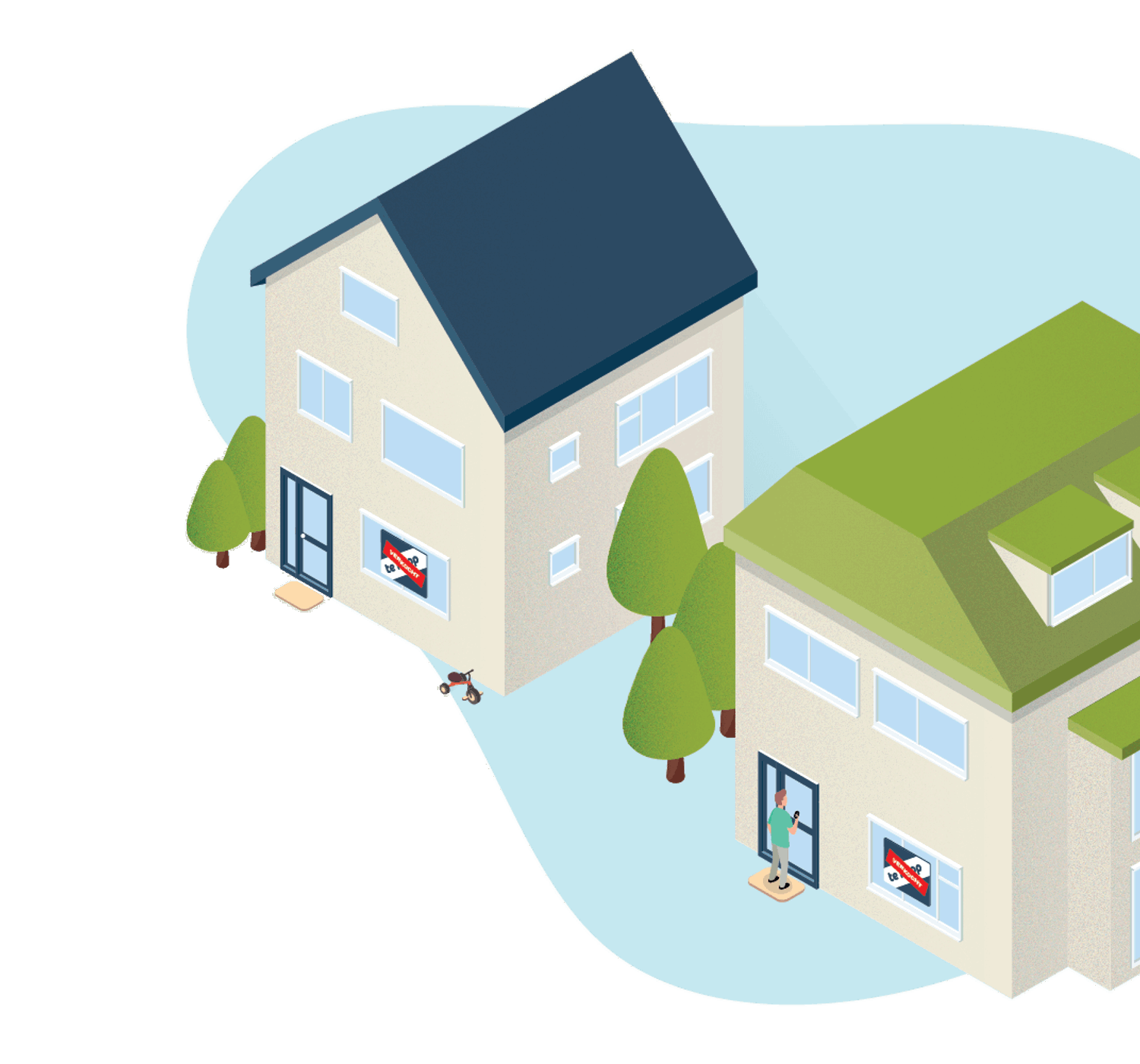 Animatie huisjes verkocht